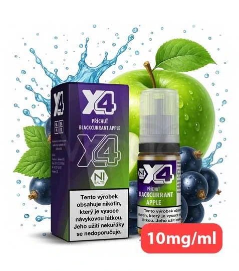 X4 Bar Juice - Blackcurrant Apple (černý rybíz, jablko)