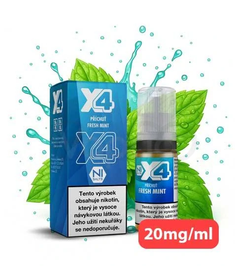 X4 Bar Juice - Fresh Mint (máta)