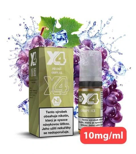 X4 Bar Juice - Grape Ice (chladivé hrozno)