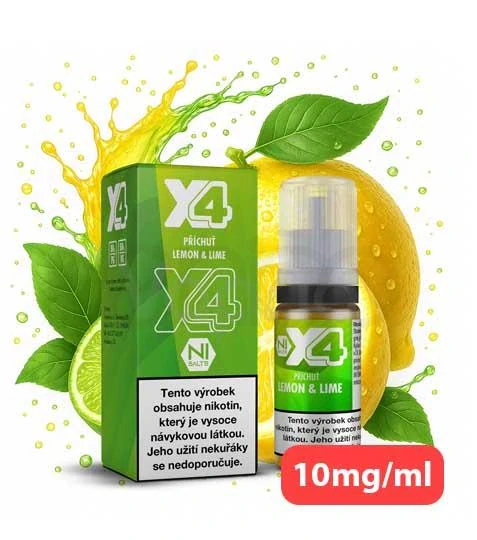 X4 Bar Juice - Lemon and Lime (citrón, limetka)