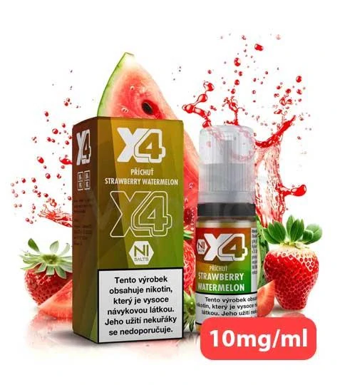 X4 Bar Juice - Strawberry Watermelon (jahoda, vodní meloun)