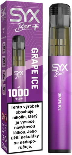 Jednorázová cigareta Syx Bar - Grape Ice