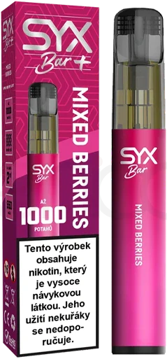 Jednorázová cigareta Syx Bar - Mixed Berry