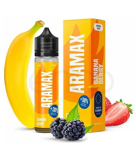 Příchuť Aramax shake & vape - Banana Berry