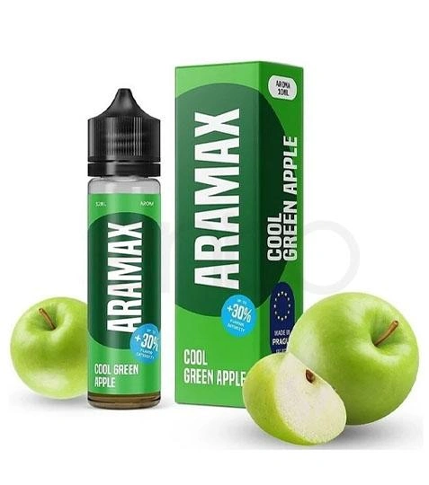 Příchuť Aramax shake & vape - Cool Green Apple