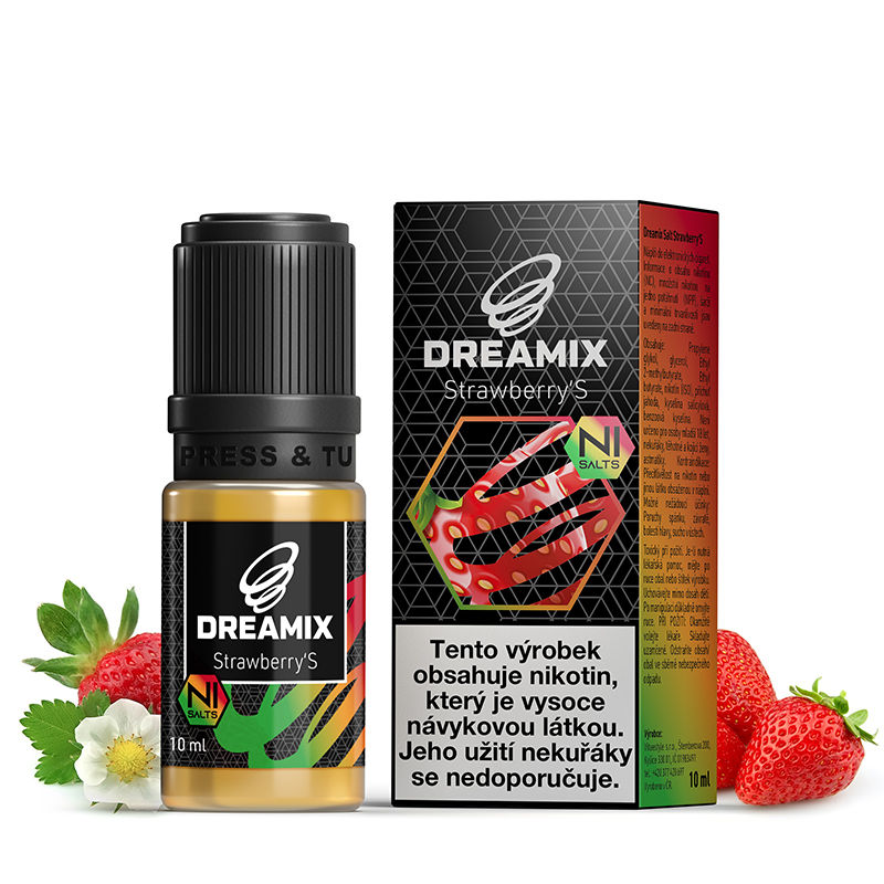 Dreamix SALT Jahoda (Strawberry'S) 10ml 