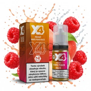 X4 salt - White Peach Razz